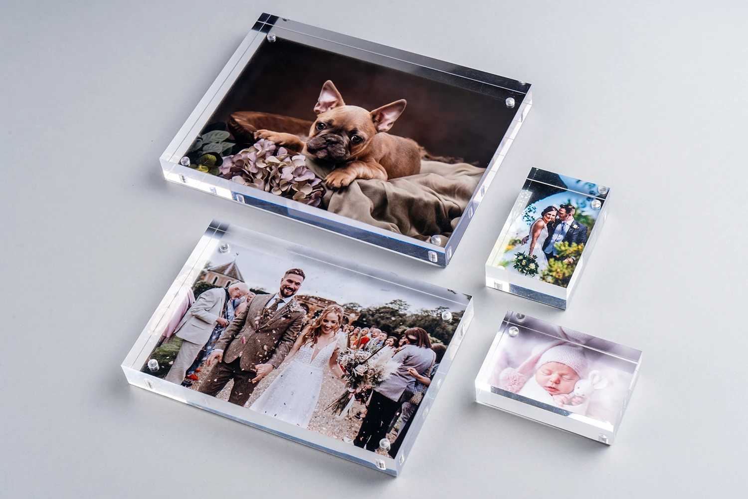 Magnetised Acrylic Photo Blocks