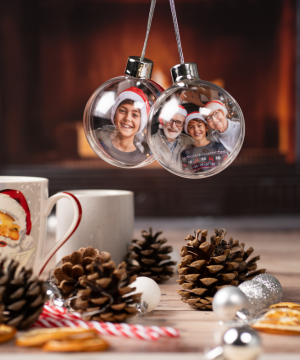 Personalised Photo Christmas Decorations
