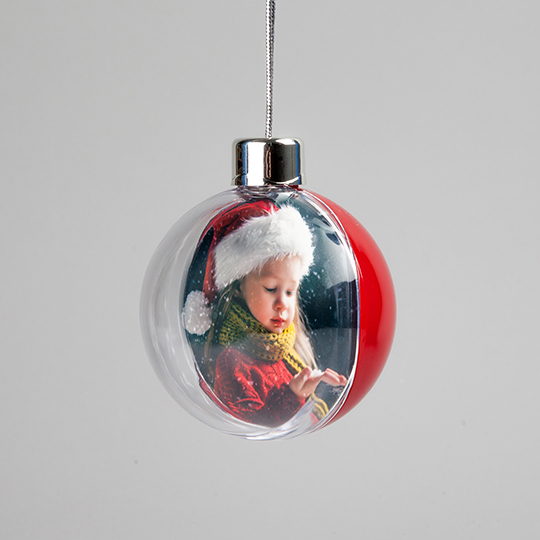 Christmas Bauble Personalised Photo Christmas Baubles