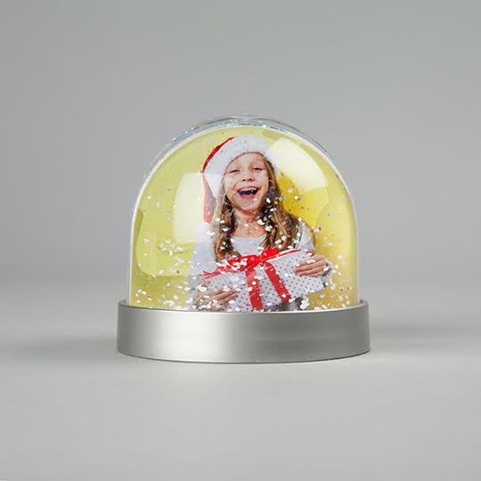 Snow & Glitter Dome Personalised Christmas Snow Globe