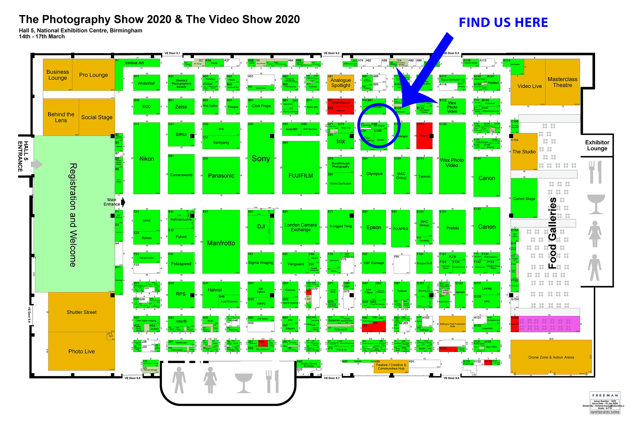 Where to find Sim Lab at The Photography Show Where to find Sim Lab at The Photography Show