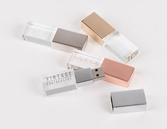 Crystal Glass USB Keys
